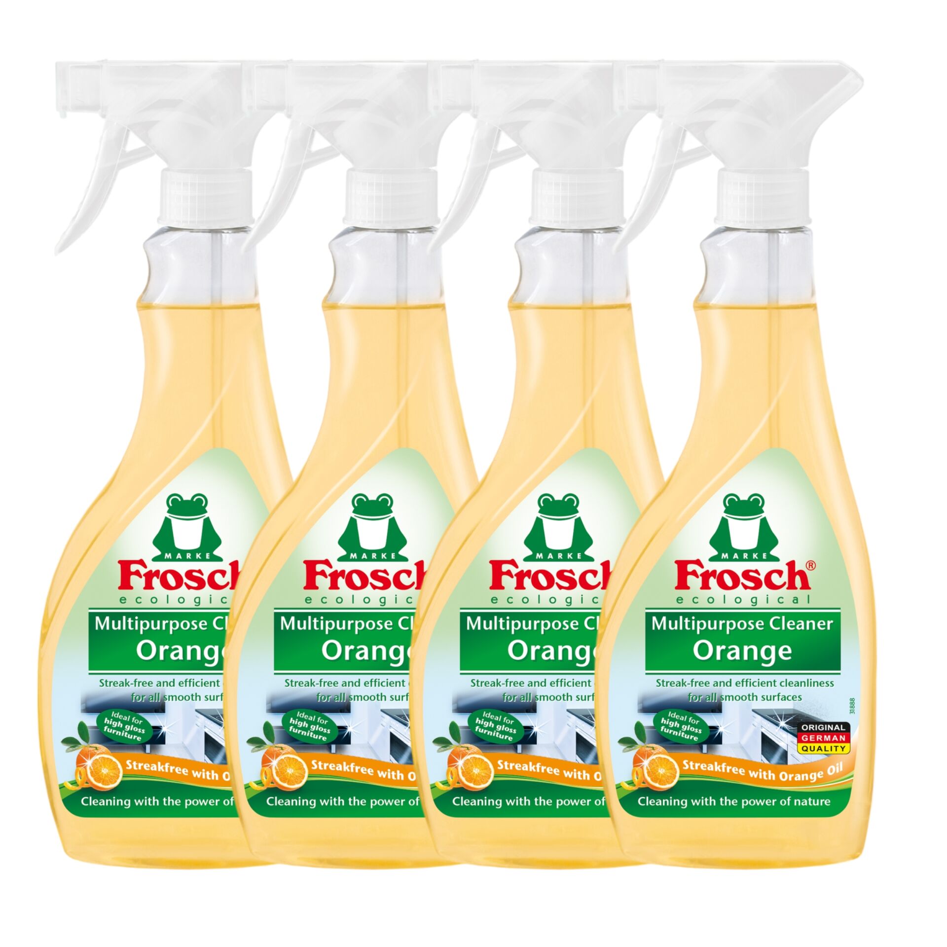 Frosch Általános Felülettisztító spray - Narancs (4x500ml)