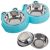 Metal Double Bowl for Dogs and Cats 0.175l x 2 76343220