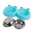 Metal Double Bowl for Dogs and Cats 0.175l x 2 76343220