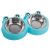 Metal Double Bowl for Dogs and Cats 0.175l x 2 76343220