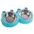 Metal Double Bowl for Dogs and Cats 0.175l x 2 76343220