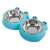 Metal Double Bowl for Dogs and Cats 0.175l x 2 76343220