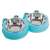 Metal Double Bowl for Dogs and Cats 0.175l x 2 76343220