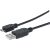 Manhattan USB 2.0 A auf Micro-B Kabel, 1.8m, schwarz