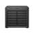 Serwer NAS Synology DiskStation DS2422+ 12-zatokowy, widok z przodu, czarny