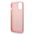 Inside view of Guess iPhone 14 Plus pink case