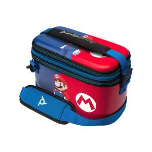 Puzdro PDP Pull-N-Go pre Nintendo Switch Mario Edition, modré a červené prenosné puzdro s motívom Maria a Luigi - PDP