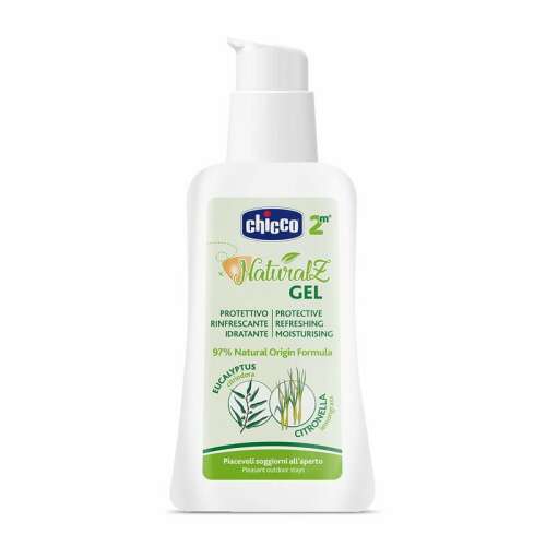 Chicco NaturalZ Gel 60 ml - schützt, erfrischt, spendet Feuchtigkeit für einen angenehmen Aufenthalt im Freien