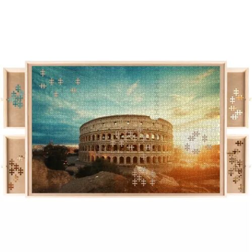 Rendkívül Tartós Nagy Kirakó Tábla - Tökéletes Rendszeresítéssel, Akár 1500 Puzzle-darabhoz