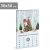 Karácsonyi LED Calendar de perete - Manó - 30x50 cm, Calendar de Advent de Crăciun pentru perete cu lumini LED și design cu gnom