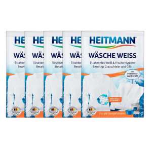 Heitmann Textil-Bleichpulver (5x50g) 31860583 Wäsch-Weiss