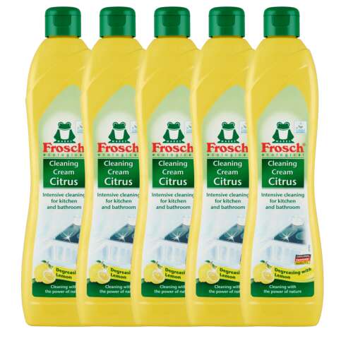 Pachet detergent lichid crema cu extract de lamaie Frosch (5x500ml) 35907636
