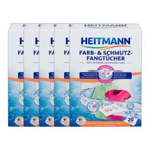 Heitmann Farb- und Schmutzaufnahmetuch (5x20Stk) 31860650 Fleckenentferner