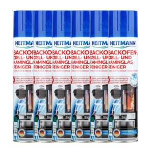Heitmann pjena za čišćenje pećnica, roštilja i stakla kamina (6x400ml) 31860703 - Sredstvo za čišćenje pećnice i roštilja