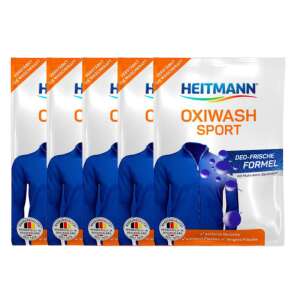 Heitmann Waschzusatz für Sportbekleidung Aktivsauerstoff (5x50g) 31860713 Waschmittelzusätze