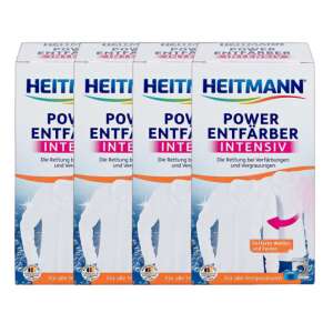 Heitmann Waschmittelpulver für weiße Kleidung (4x250g) 31860726 Wäsch-Weiss