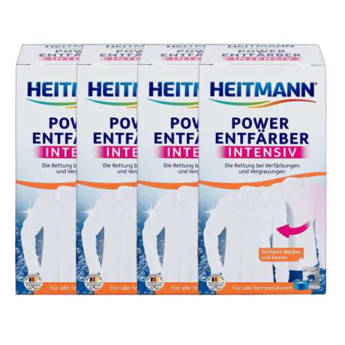 Detergent de spalat pentru haine albe Heitmann (4x250g)