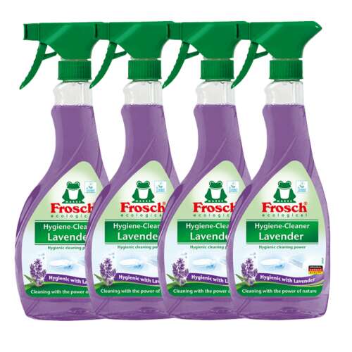 Frosch Hygienický čistiaci sprej Levanduľa (4x500ml)