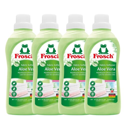 Frosch Aloe Vera Aviváž, balenie 4 fliaš, rastlinný a hypoalergénny