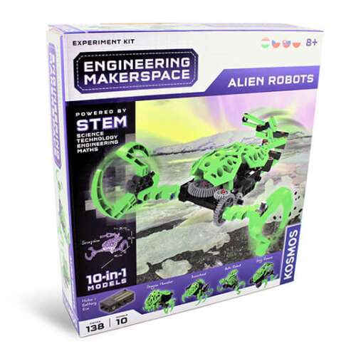 Set de joc experimental constructie spatiala Kosmos Alien Robots 31860769