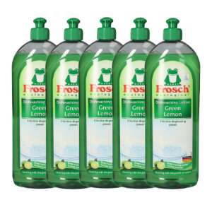 5 pachete Frosch Ecological Green Lemon Dishwashing Lotion, 750ml fiecare - Frosch