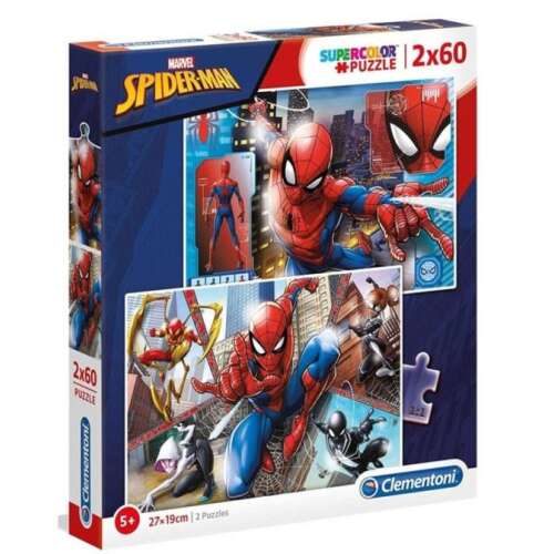 Puzzle Spiderman 2x60 piese Clementoni   31860996