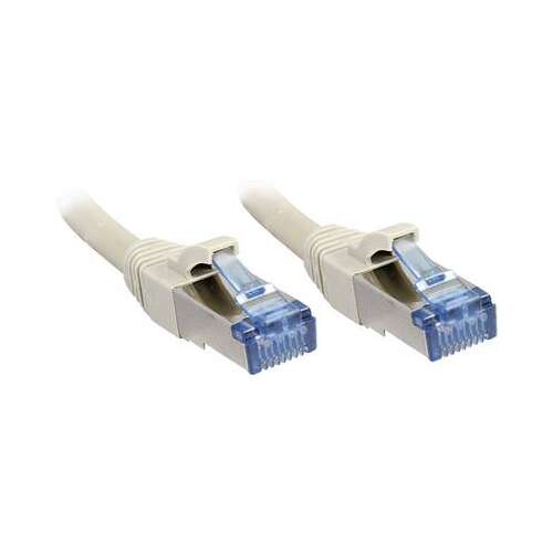 Lindy CAT 6A S/FTP geschirmtes Netzwerkkabel, 5 Meter, grau, RJ45-Stecker