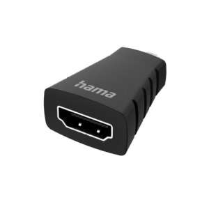 Hama HDMI Micro - Standard átalakító, fekete - HDMI kábel