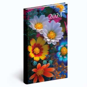2024 Pocket Calendar with Flowers Design - REALSYSTEM
