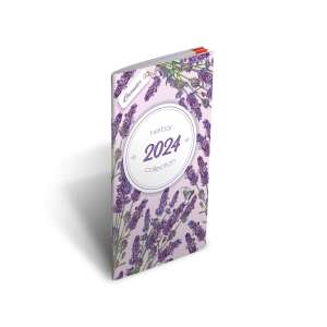 2024-es levendula Herbal Collection zsebnaptár, RealSystem - REALSYSTEM