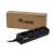 Equip 4-socket power strip in box, black