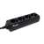Equip 4-socket power strip, black
