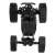Rock Crawler LHC012 black remote control off-road vehicle with tracks, bottom view