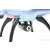 Syma X5HW drone with camera, blue color, close-up of the camera