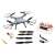 Syma X5HW drone with camera, blue color, full set with remote control, charger, propellers, and smartphone holder
