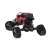 Rock Crawler LHC012 piros és fekete távirányítású autó lánctalppal, hátulnézet