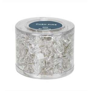 200 db átlátszó térképtű műanyag dobozban - Írószer