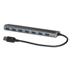i-tec Метален USB 3.0 хъб със 7 порта, черен, U3HUB778 - I-Tec