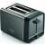 Bosch DesignLine TAT5P425 toster 2-szuflowy ze stali nierdzewnej i czarny