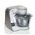 Bosch MUM5XW20 kitchen robot, white and silver, with stainless steel bowl and transparent lid