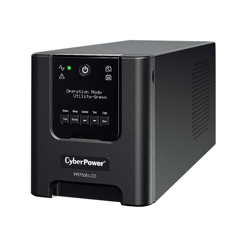 Cyber power cyberpower professional tower series pr750elcdgr - ups - 675 watt - 750 va (pr750elcdgr)