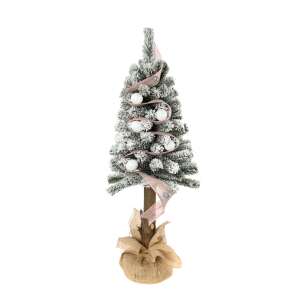 Deluxe mini havas Műfenyő szalaggal - Több méretben