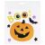 Set de gel pentru ferestre cu emblemă zâmbitoare de dovleac pentru Halloween 67920469