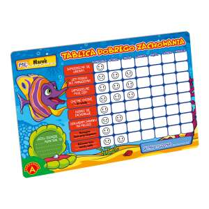 ALEXANDER Magnetic Good Behavior Chart, colorful design with fish, perfect for motivating kids to behave well - Drawing Board