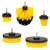 Set of 5 drill powered cleaning brushes