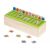 Ikonka wooden shape sorting box educational toy