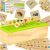 Ikonka wooden sorting box educational toy with tiles and packaging