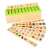 Ikonka wooden shape and number sorting box educational toy