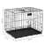 Springos foldable pet cage, kennel 60x50x42 cm, showing the dimensions of the cage