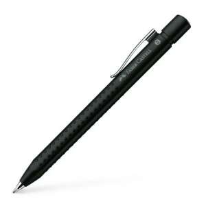 Faber-Castell Grip 2011 black metal ballpoint pen with blue ink - Faber-Castell Pen